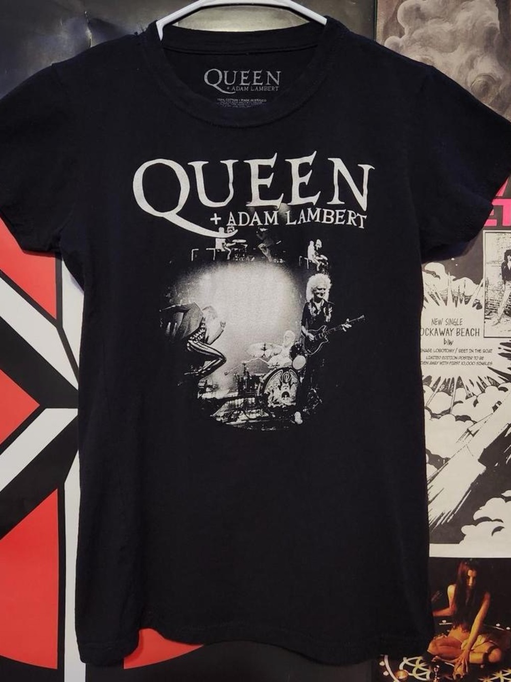 emo grunge style queen / Adam lambert shirt
